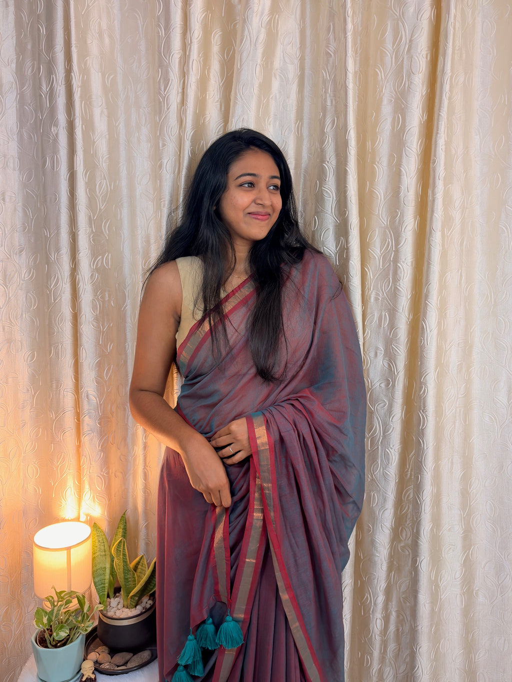 Nilambari - Dual shade Mul Cotton