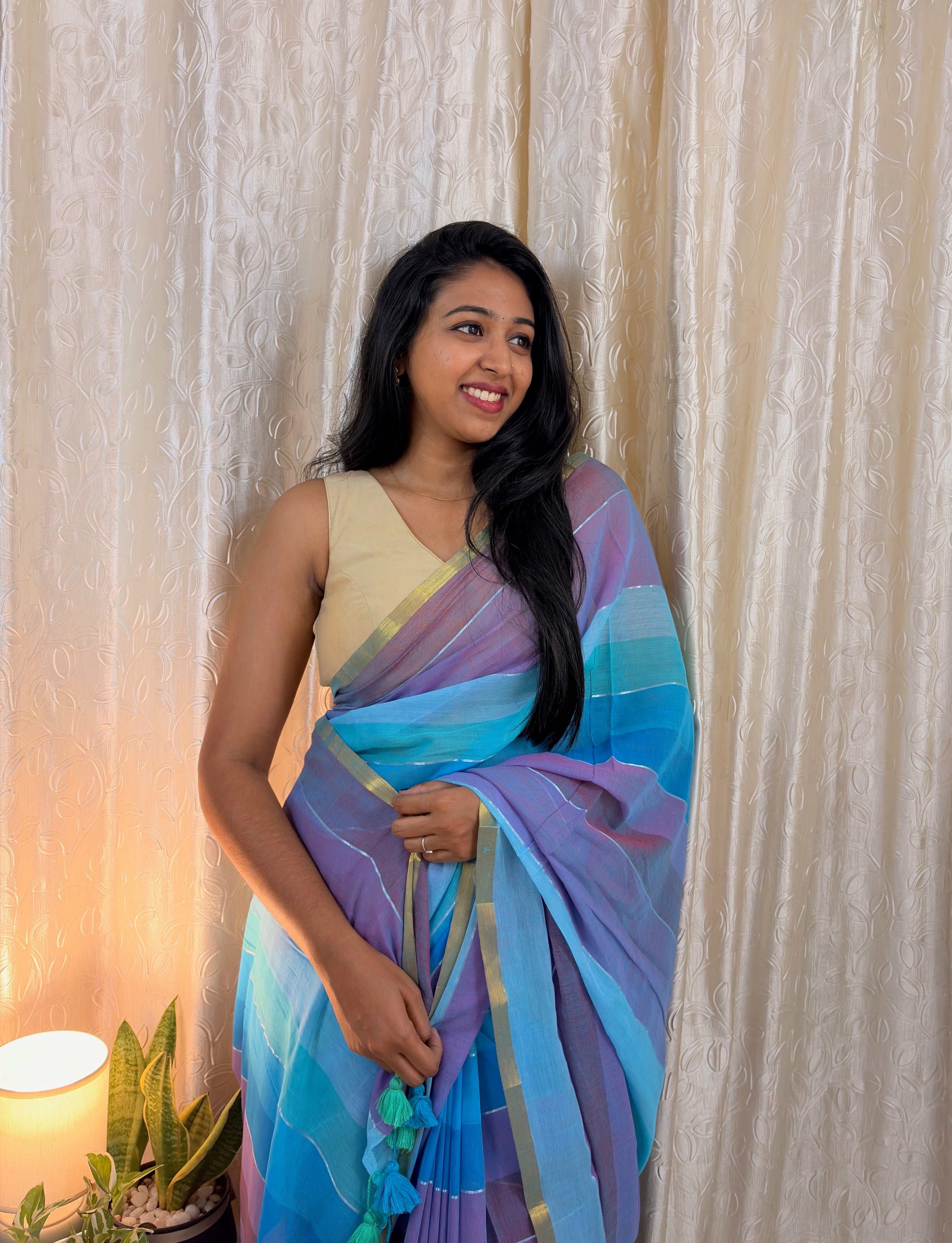 Amber - Multicolored Mul Cotton