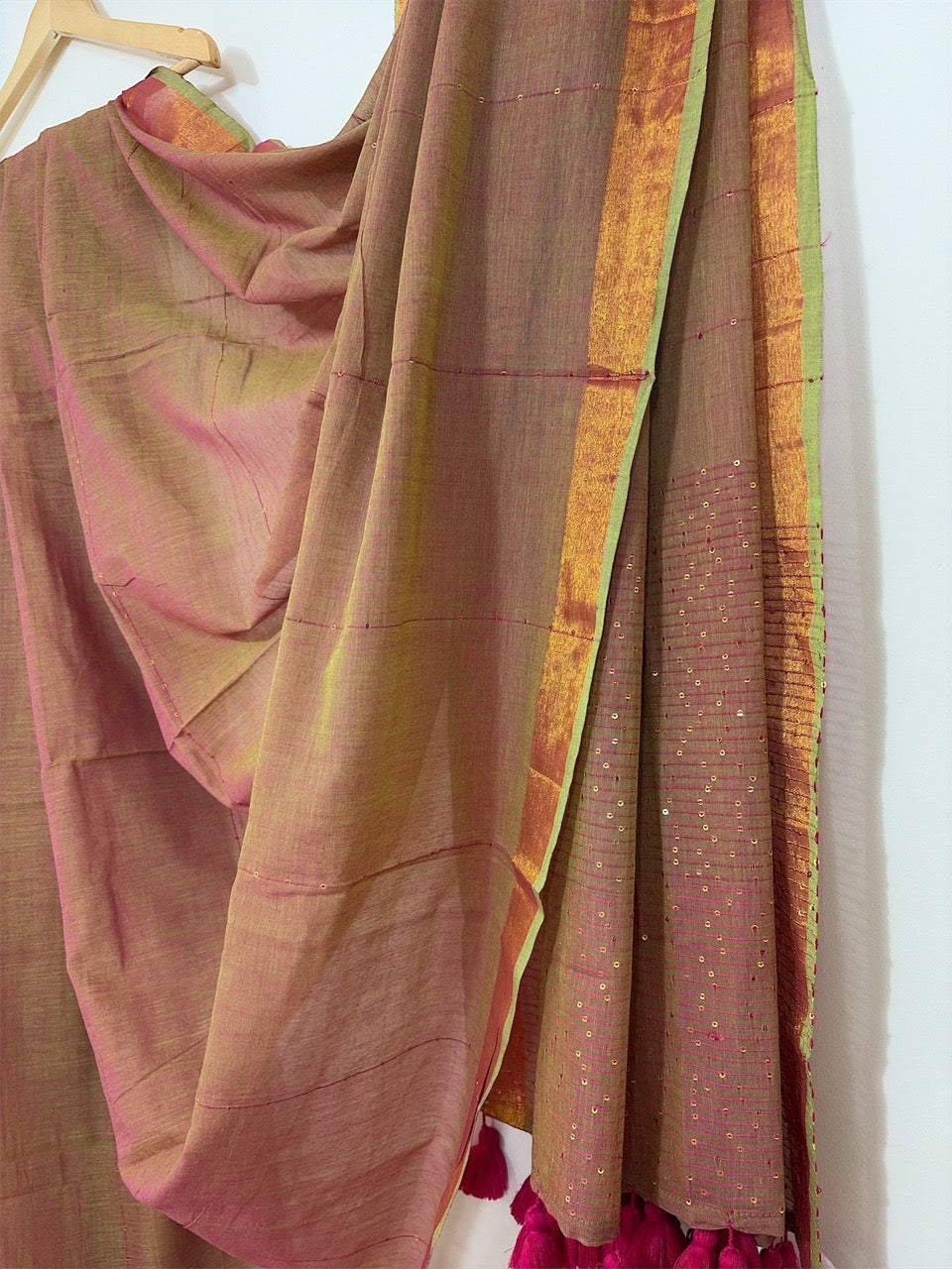 Pearl apple - Dual shade sequence Mul cotton