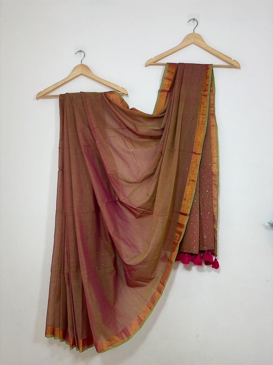 Pearl apple - Dual shade sequence Mul cotton