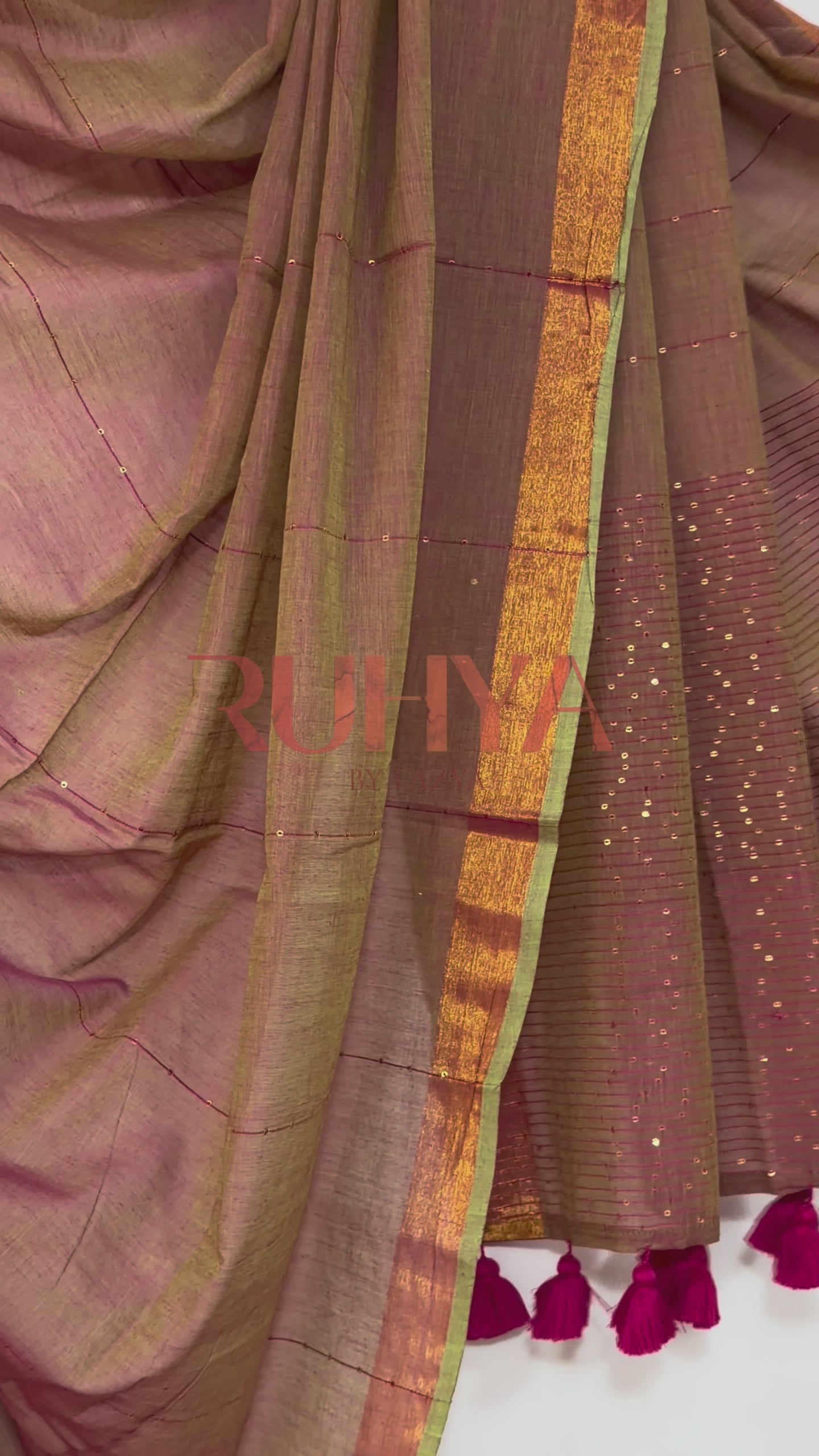 Pearl apple - Dual shade sequence Mul cotton
